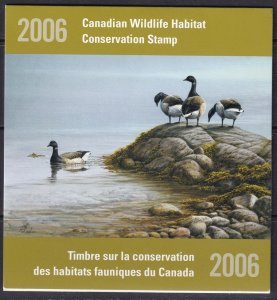 Canada 2006 Sc FWH22 wildlife conservation booklet MNH** 
