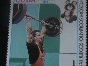 ​CUBA-1980- 22ND OLYMPIC GAMES-MOSCOW'80-MNH-VF-LAST ONE-HARD TO FIND
