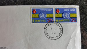 Ceylon First Day Cover 1972