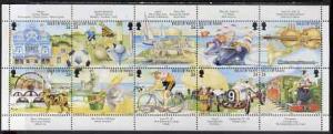 Isle of Man 1994 Manx Tourism Centenary perf sheetlet con...