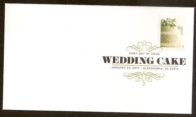 US 4602 Wedding Cake 65c DCP FDC 2012 