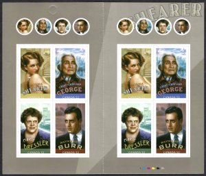 Canada #2280 52¢ Canadians of Hollywood (2008). Four booklets of 8 stamps. MNH