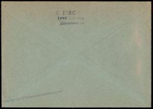Germany Postal Stationery Ganzsachen Cutout Used on Bundes BRD Cover 70704