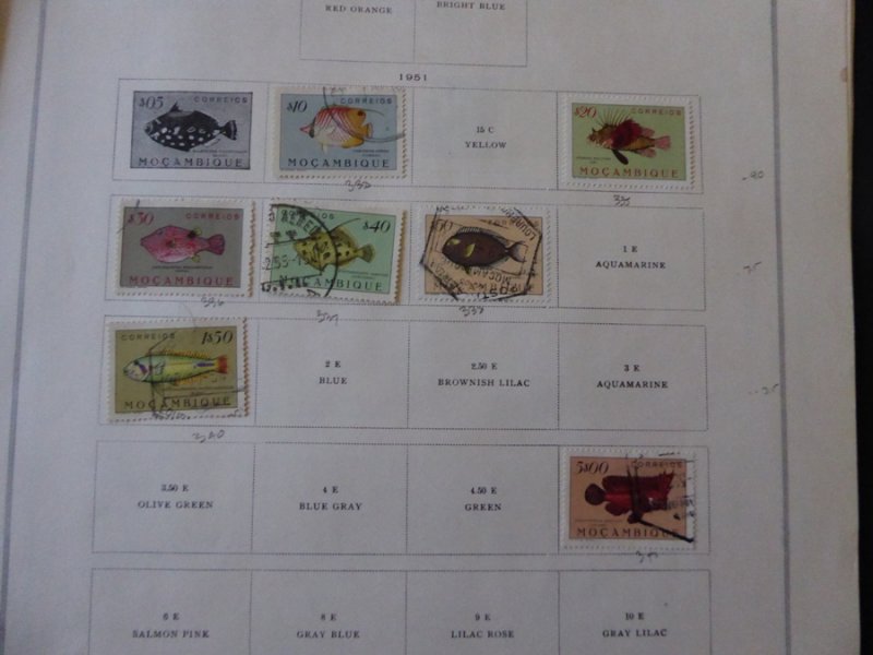 Mozambique 1913-1975 Stamp Collection on Scott International Pages