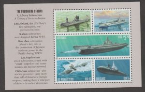 U.S. Scott #3373-3377a Submarine Stamp - Mint NH Souvenir Sheet