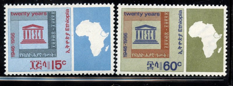 Ethiopia # 466-7, Mint Never Hinge
