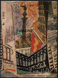 Guyana 2235,MNH.Mi Bl.64. Olympics Barcelona-1992.1989.Columbus Walk by Picasso.