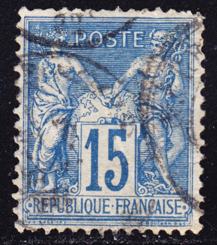 France Scott 92  F to VF used. FREE...