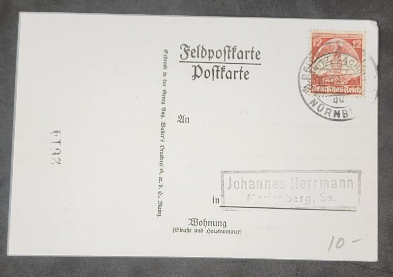 Nazi Germany Third Reich NSDAP Propaganda Postcard SA Martyrs WW2 WWII