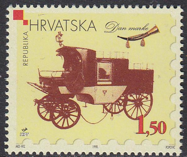 Croatia 377 MNH - Stamp Day