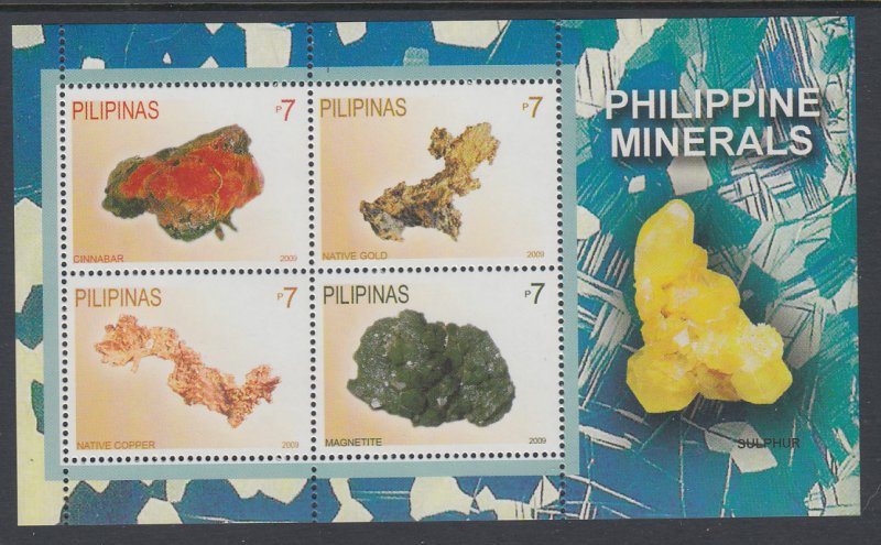 Philippines 3216 Minerals Souvenir Sheet MNH VF