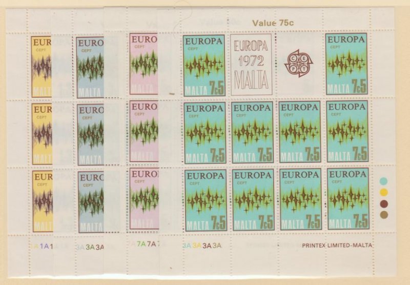 Malta Scott #450-453 Stamp - Mint NH Souvenir Sheet