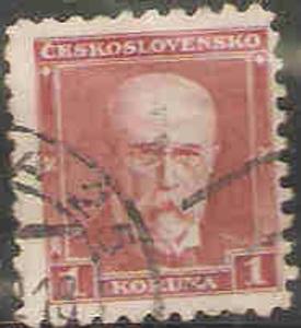 Czechoslovakia Used Sc 170 - Masaryk