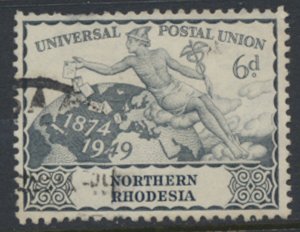 Northern Rhodesia  SG 52  UPU  1949  SC# 52 Used  see detail and scan