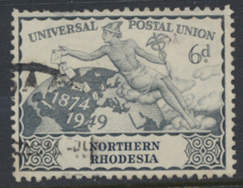 Northern Rhodesia  SG 52  UPU  1949  SC# 52 Used  see detail and scan