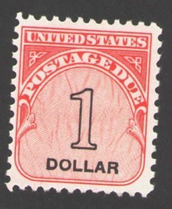 United States; J100 Postage Due $1.00 1959; Mint Never hinged MNH