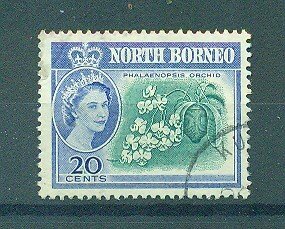 North Borneo sc# 286 used cat value $.25