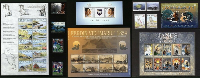 Faroe Islands 2004,  Full year set MNH