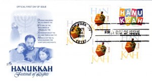 #4583 Hanukkah Combo Artcraft FDC