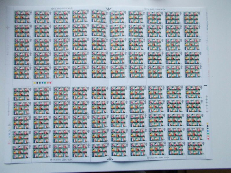 GB 1979 European Elections in Complete Sheets of 100 Folded into 4 Cat £145 U/M