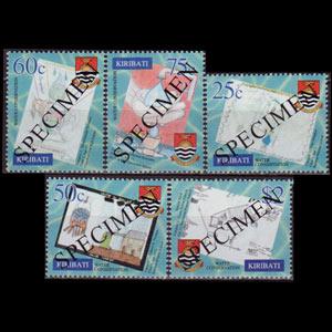 KIRIBATI 2001 - Scott# 779-83 Water Specimen Set of 5 NH