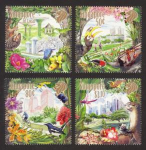 Singapore Sc# 1608-11 MNH Our City In A Garden