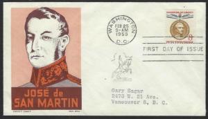 USA #1126 First Day Cover