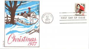 #1730 Christmas Mailbox Gamm FDC