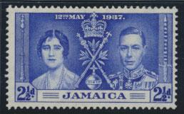 Jamaica SG 120 Mint Light hinge  SC# 115    Coronation see details