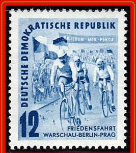 Germany DDR 1952,Sports Cycling Race,Scott # 98,VF MNH** (RN-7)