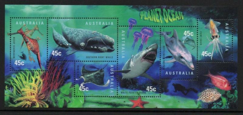 AUSTRALIA SGMS1828 1998 YEAR OF THE OCEAN MNH