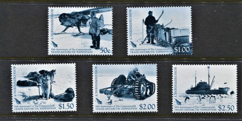 STAMP STATION PERTH Ross Dependency #L99-L103 Expedition Set  MNH CV$15.00