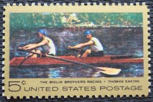 USA Scott 1335 MNH**  Thomas Eakins Skulling Painting 1967