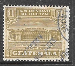 Guatemala RA2: 1c GPO and Telegraph Building, used, F-VF