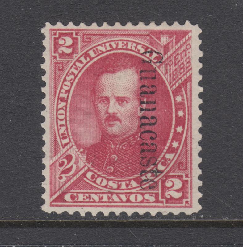 Costa Rica, Guanacaste Sc 24 MLH. 1885 2c Fernandez w/ type E ovpt, Cert.