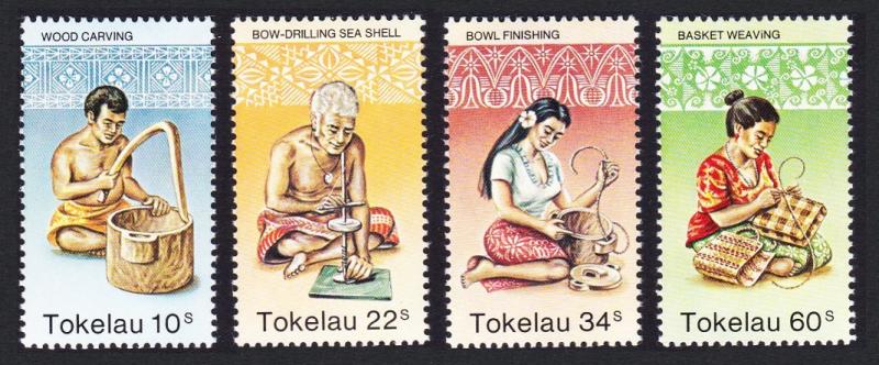 Tokelau Handicrafts 4v SG#81-84 SC#81-84