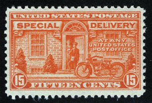 US Sc E13 Orange 15¢ MNH Original Gum p.11 Special Delivery Well Centered