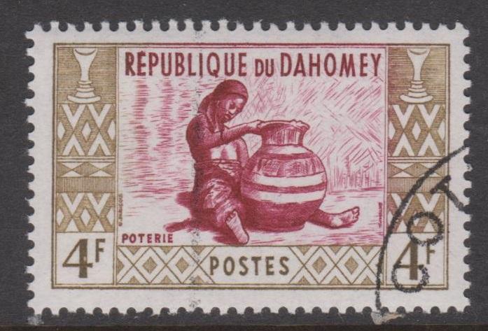 Dahomey Sc#141-144 Used