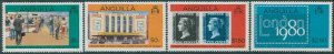 Anguilla 1980 SG384-387 London Stamp Exhibition set MNH