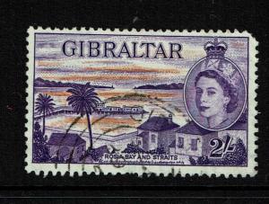 Gibraltar SG# 155, Used, Reddish Violet - Lot 052117