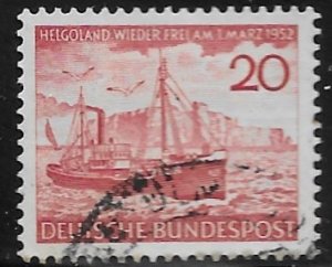 Germany 690 1952  single  fvf used