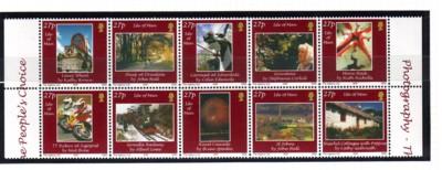 Isle of Man Sc 966 2002 27p Local Scenes stamp block mint NH