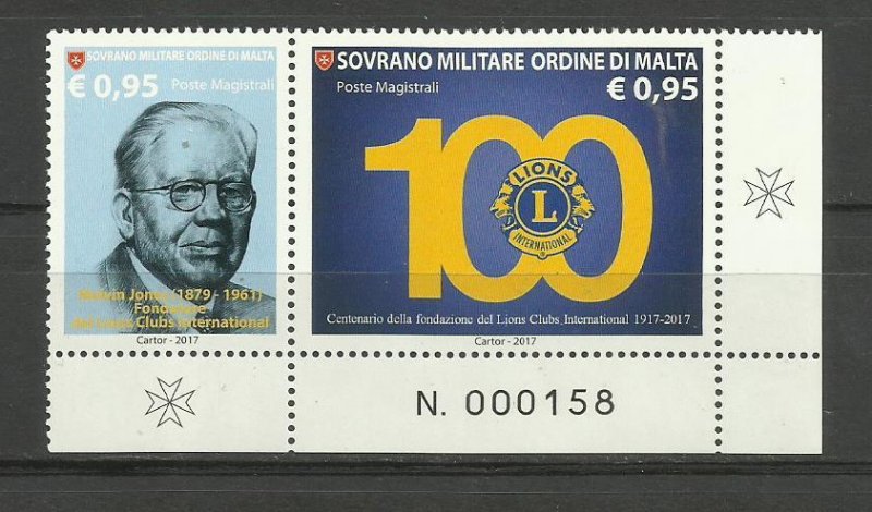 MALTA , SMOM 2017, MNH