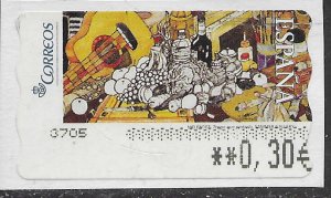 Spain ATM stamp. Nice.