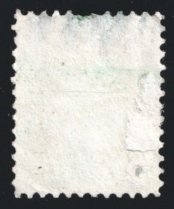 New Brunswick Scott 8 Used  5 cents yellow green 1860-62 Lot T143 bhmstamps