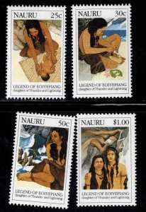 NAURU Scott 372-375 MNH** Legends 1990 stamp set