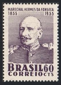 Brazil 824 block/4,MNH.Michel 880. Marshal Hermes da Fonseca,1855-1923.1955.