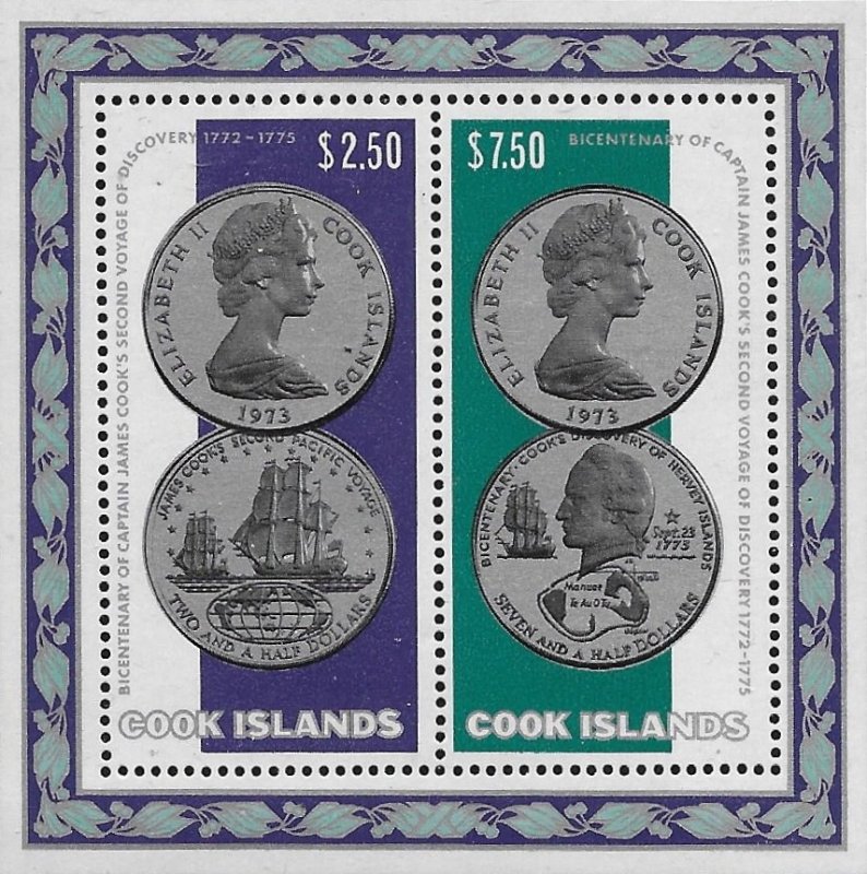 Cook Islands Scott #'s 407a MNH
