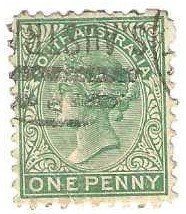 South Australia 64, used,1876 (a328b)