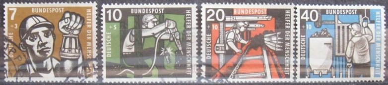 Germany #B356-B359 Used Set- SCV=$19.10